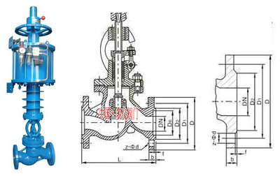 氣動高溫截止閥結(jié)構(gòu)圖