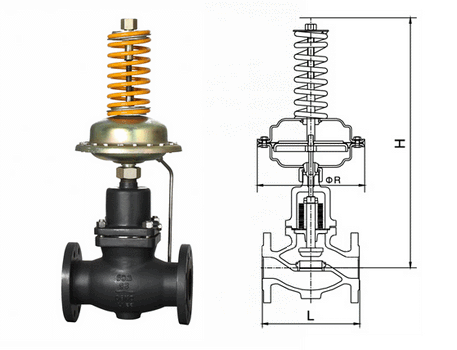 自力式閥前壓力調(diào)節(jié)閥結(jié)構(gòu)