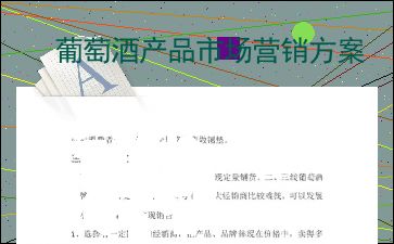 醇釀新生，品味非凡 XX葡萄酒全渠道整合營銷策劃方案